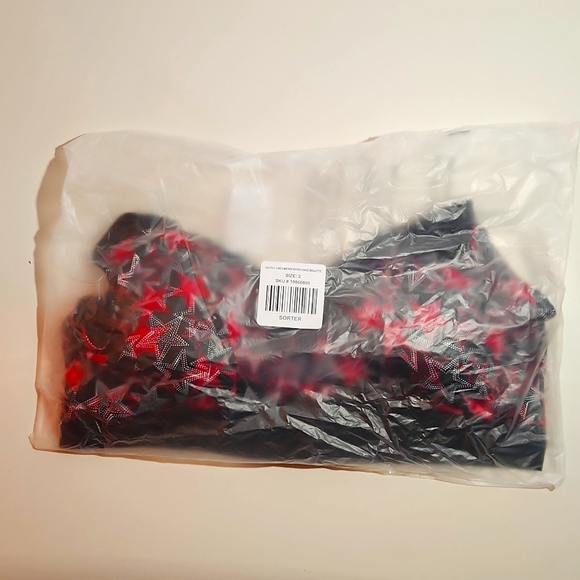 ❤NWT VINTAGE TORRID BRALETTE WIRE-FREE LIGHTLY LINED STARS PRINT MICROFIBER BRA - Picture 5 of 12